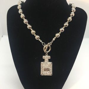 3/$25 Rhinestone Bottle Pendant Necklace